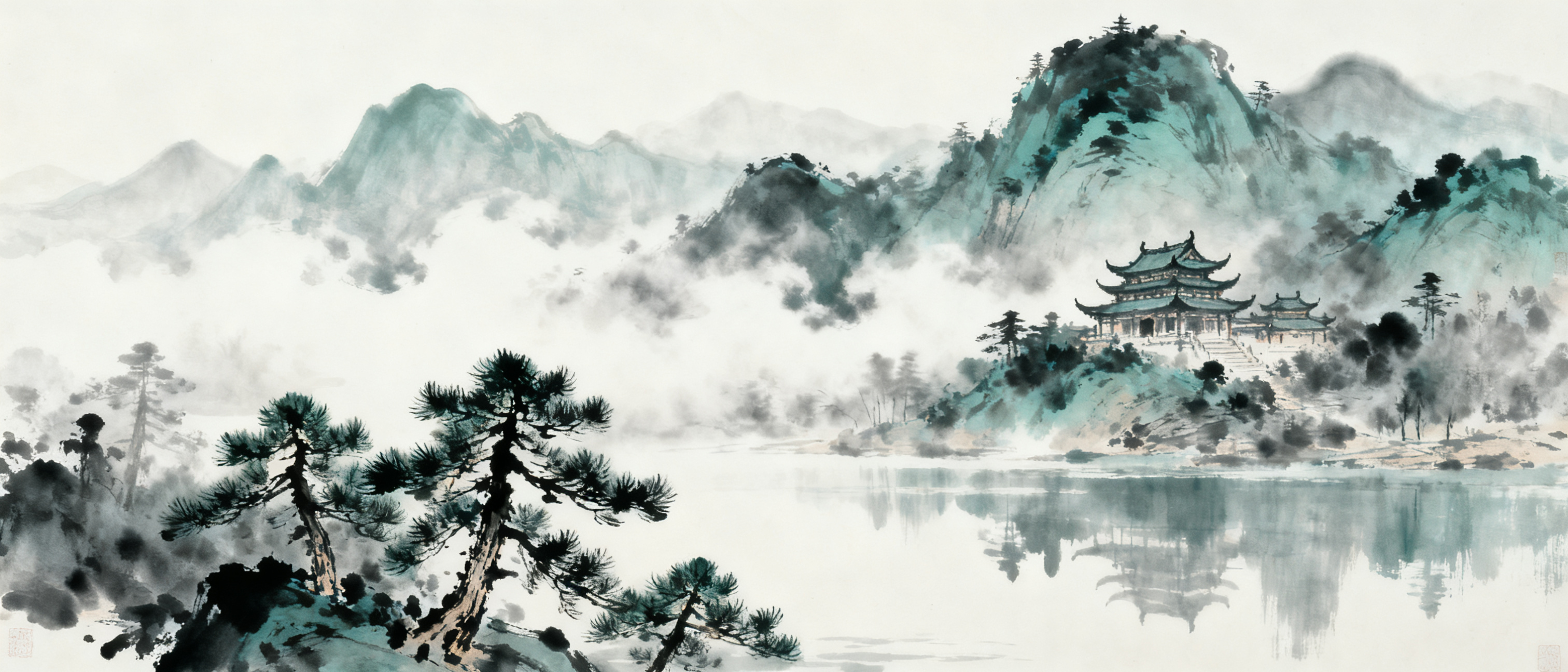 楼观台终南山风光